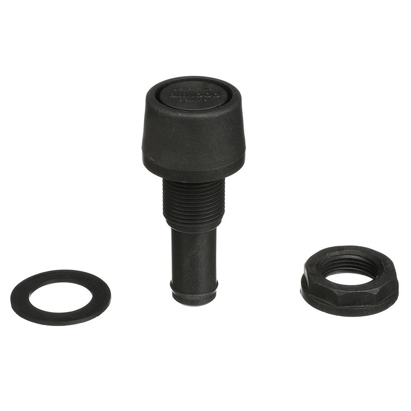 Attwood Straight Fuel Vent – Black Polypropylene [1607-3]