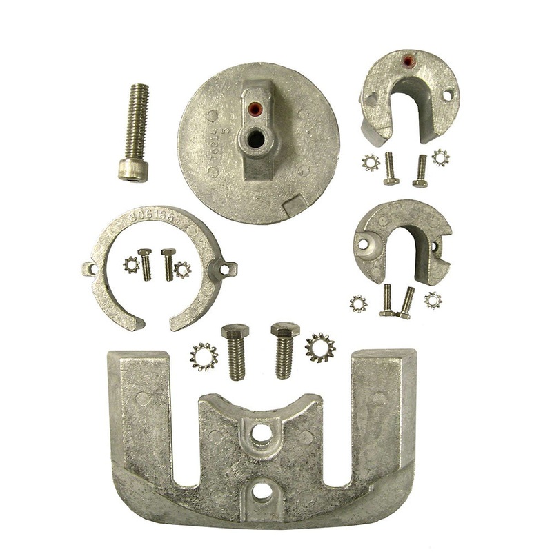 Performance Metals Mercruiser Bravo 1 Complete Anode Kit – Aluminum [10060A]