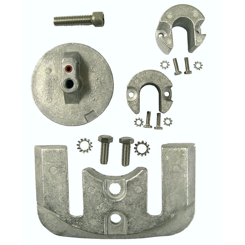 Performance Metals Mercruiser Bravo 2/3 Complete Anode Kit – Aluminum [10061A]