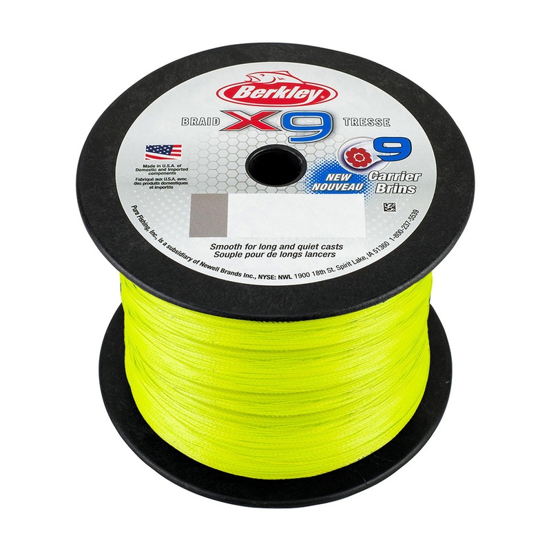 Berkley x9 Flame Green Braid – 30lb – 2188 yds – X9BBK30-GG [1486875]
