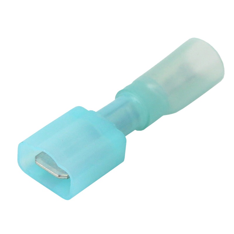 Pacer 16-14 AWG Fully-Insulated Male Disconnect Terminal – Blue – 25 Pack [TDE14-250FIM-25]