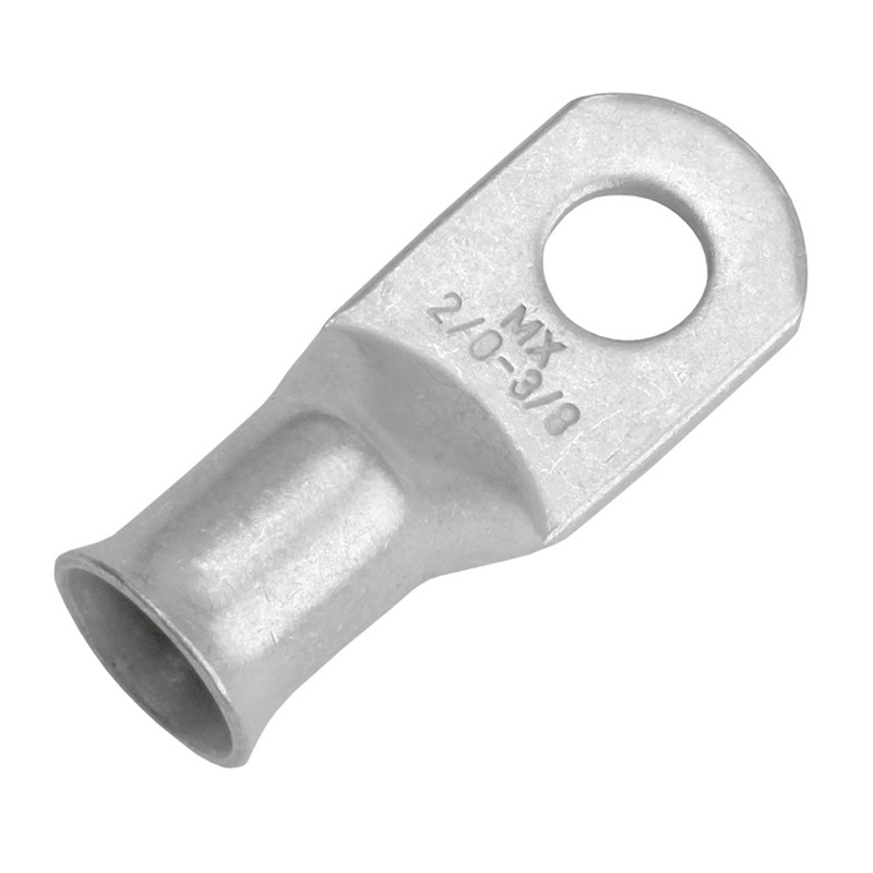 Pacer Tinned Lug 2/0 AWG – 3/8″ Stud Size – 10 Pack [TAE2/0-38R-10]