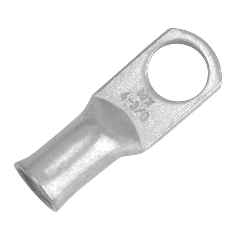 Pacer Tinned Lug 4 AWG – 3/8″ Stud Size – 10 Pack [TAE4-38R-10]