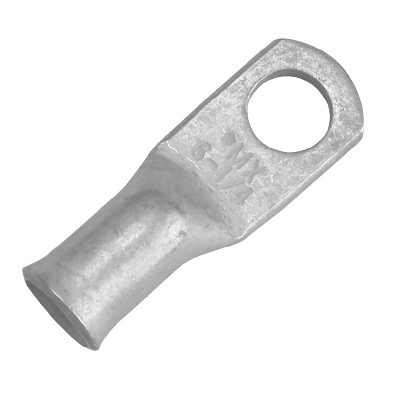Pacer Tinned Lug 6 AWG – 1/4″ Stud Size – 10 Pack [TAE6-14R-10]