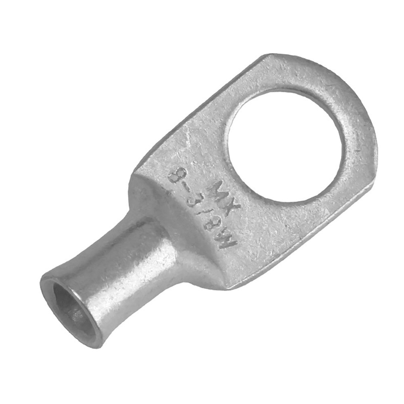 Pacer Tinned Lug 8 AWG – 3/8″ Stud Size – 10 Pack [TAE8-38R-10]