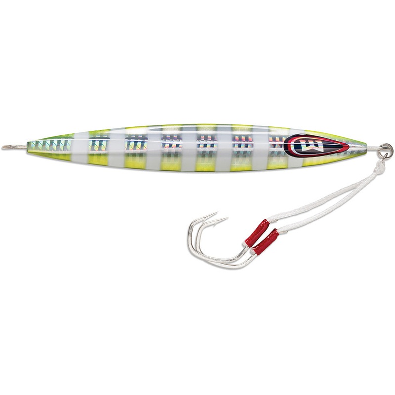Williamson Kensaki 220 Jig – 6.75″ – 7-3/4oz – Chartreuse Blink [KSJX220CB]