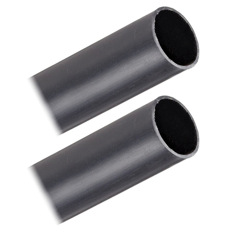 Pacer Battery Cable Heavy Wall Heat Shrink Tubing – 1″ x 12″ – Black (2-Pieces) [BHW1-12BK-2]