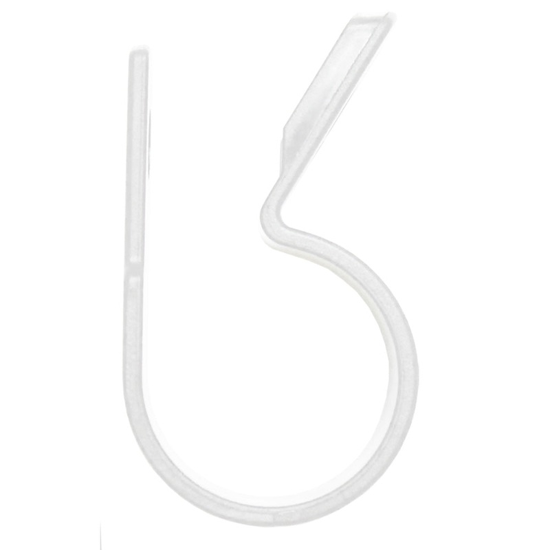 Pacer Nylon C-Clamps – 3/4″ – Natural Color – 25 Pack [BCCH12-25]