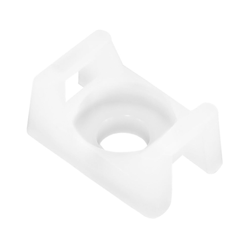 Pacer Screw Down Cable Tie Mount – #8 Screw Mount Method – Natural Color – 100 Pack [CTM2S8-100]