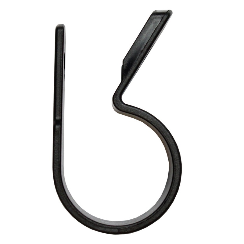 Pacer UV Resistant Nylon C-Clamps – 3/8″ – Black – 25 Pack [BCCH06-25BK]