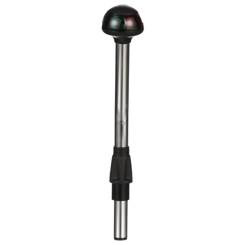Attwood Pulsar Bi-Color 2-Pin Stowaway Light – 10″Angled [5091-10-7]