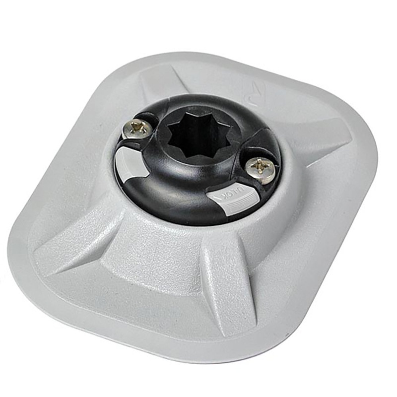 RAILBLAZA RibPort Base w/3M Backing – Grey [03-4064-51]