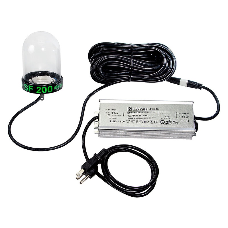 Hydro Glow LED Underwater Dock Light – 200W – 50 Cord – Blue [SF200B]