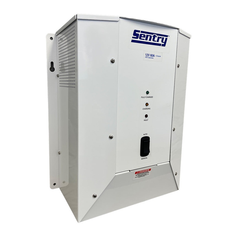 Sentry Marine Battery Charger 115/230V Input 12VDC – 60A – 3-Bank [SFR1260/3X]