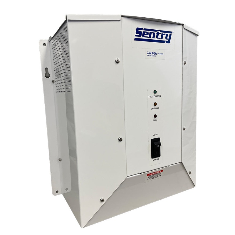 Sentry Marine Battery Charger 115/230V Input 24VDC – 60A – 3-Bank [SFR2460/3X]