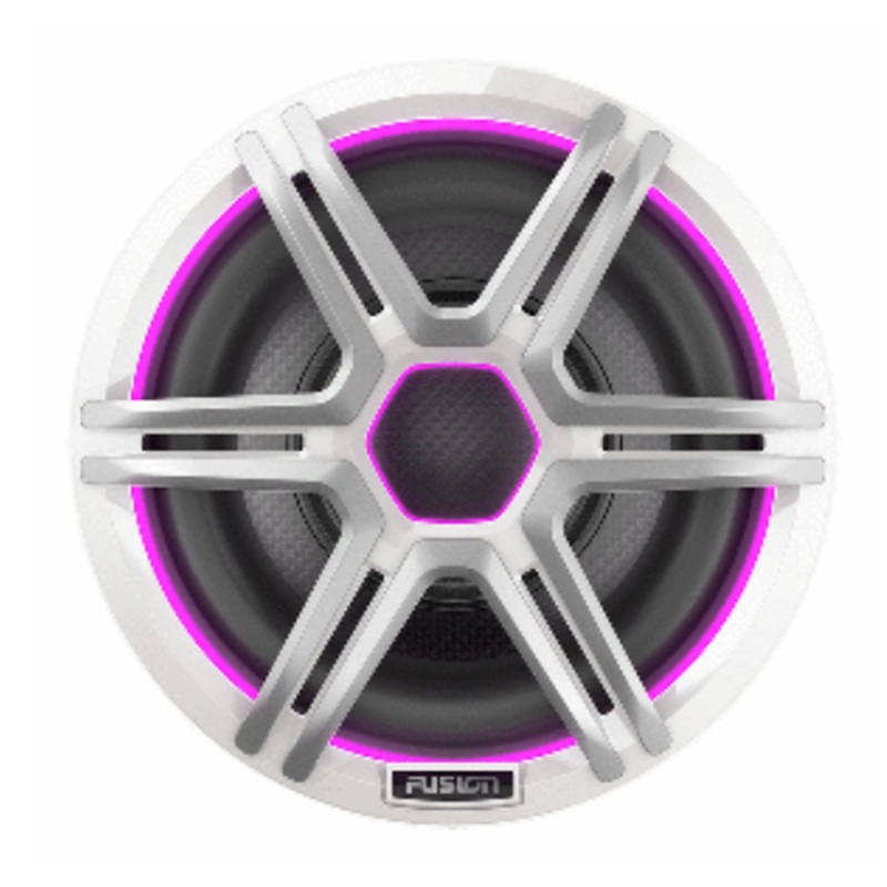Fusion Apollo 10″ LED Marine Subwoofer w/Sports White Grille