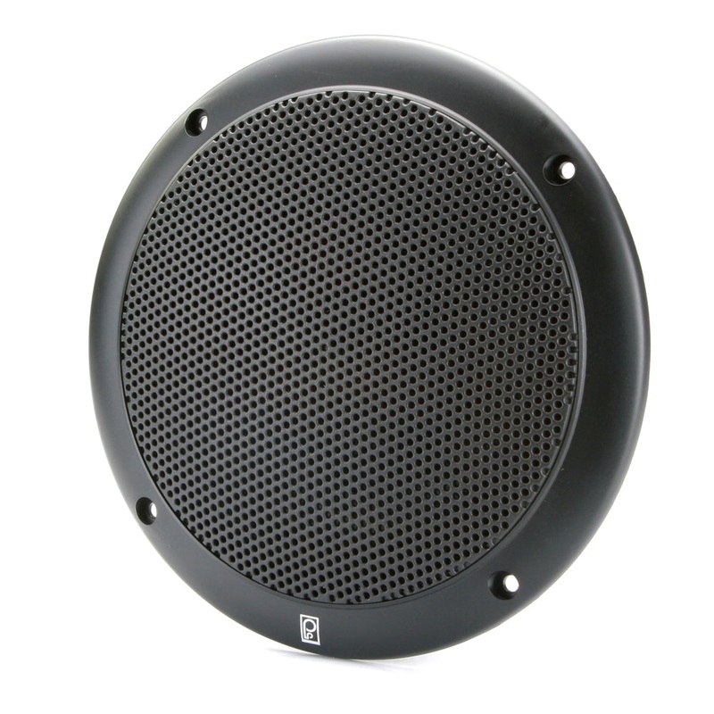 Poly-Planar MA-4056 6″ 80 Watt Speakers – Black [MA4056B]