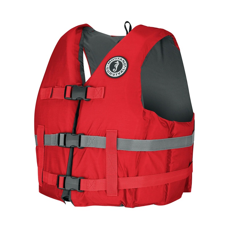 Mustang Livery Foam Vest – M/L – Red [MV7010-4-M/L]