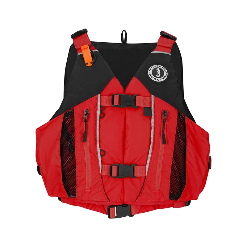 Mustang Solaris Foam Life Vest – M/L – Red/Black [MV807002-123-M/L]