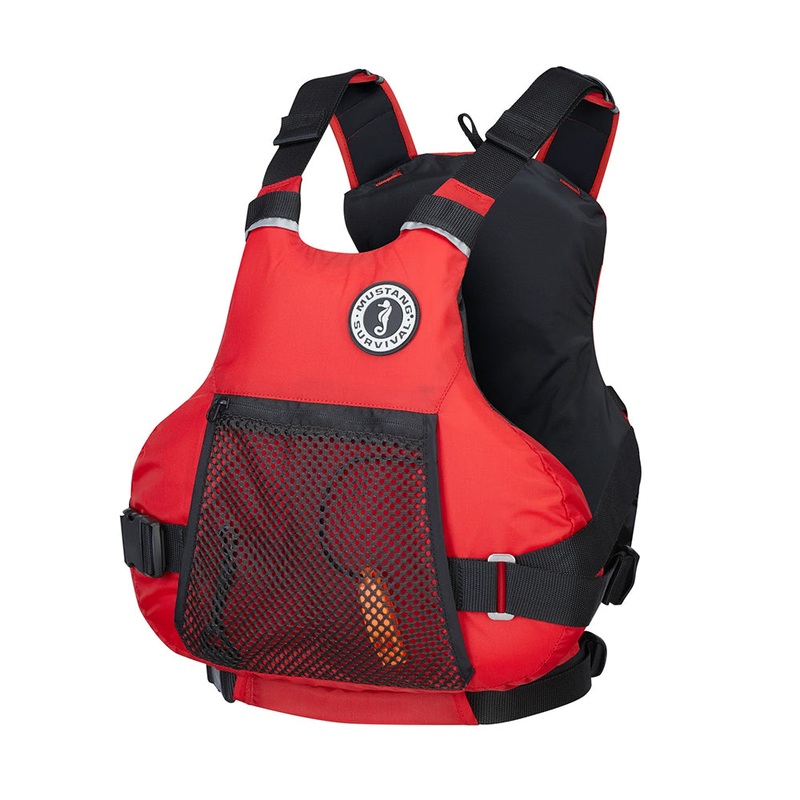 Mustang Vibe Foam Pull-Over Life Vest – L/XL – Red [MV706002-4-L/XL]