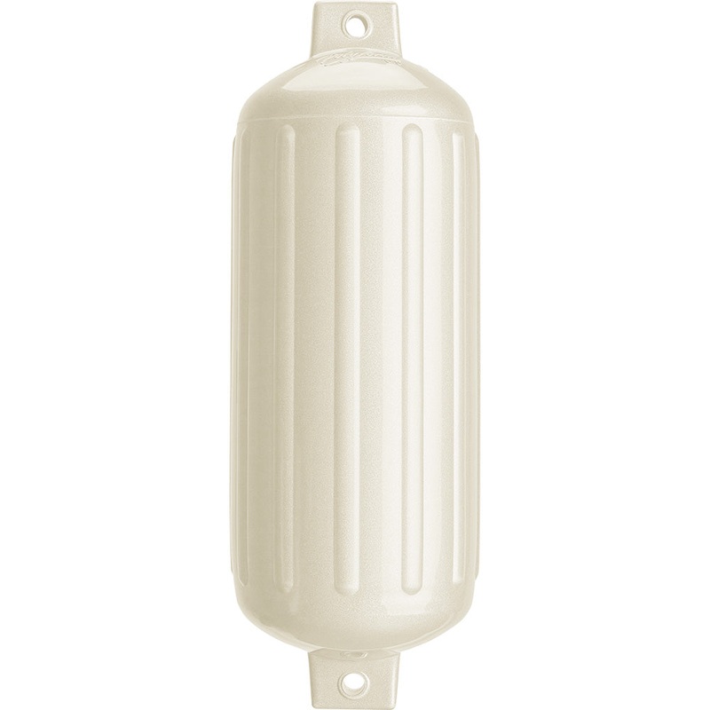 Polyform G-6 Twin Eye Fender 11″ x 30″ – Metallic White [G-6 METALLIC WHITE]