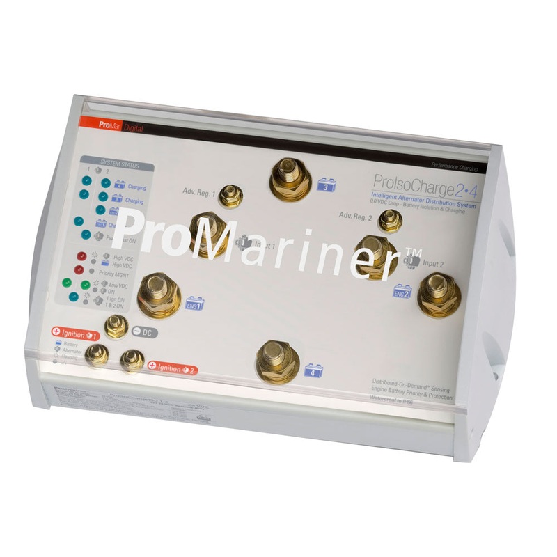 ProMariner ProIsoCharge Battery Isolator 130Amp 2-Alt 4-Bat – 12V [23127]