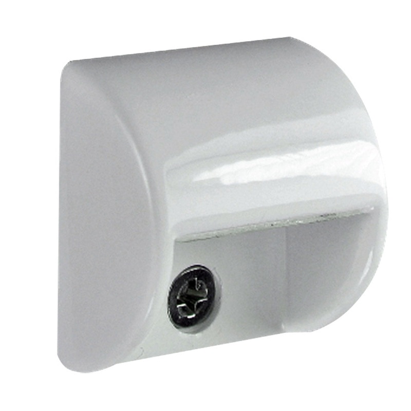 Lumitec Andros – Courtesy Light – White Powder Coat Finish – Blue Non-Dimming [101047]