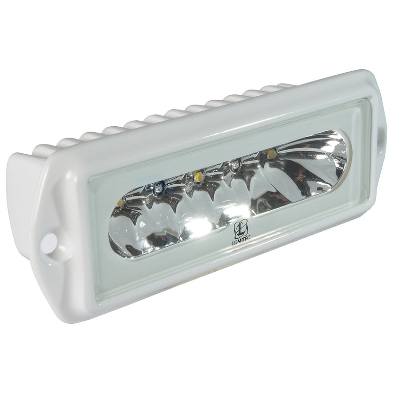 Lumitec Capri2 – Flush Mount LED Flood Light – 2-Color White/Blue Dimming [101099]