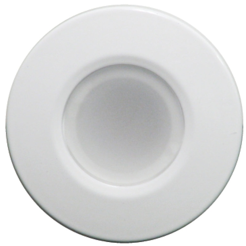Lumitec Orbit – Flush Mount Down Light – White Finish – 2-Color Blue/White Dimming [112521]