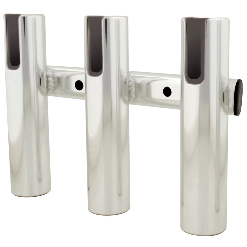 TACO 3-Rod Holder Rack – Brushed Aluminum [F31-3003BSA-1]
