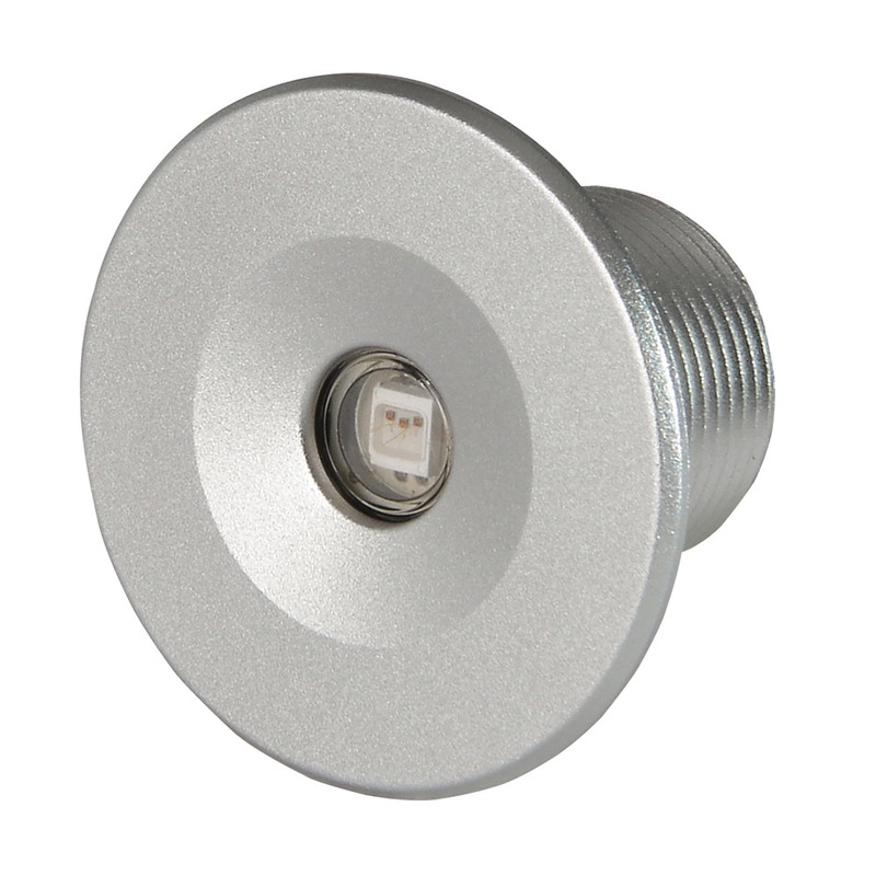 Lumitec Echo Courtesy Light – Brushed Housing – Warm White Light [101227]