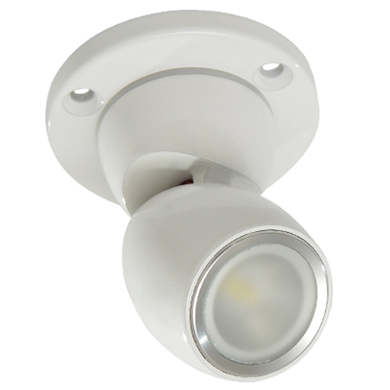 Lumitec GAI2 White Dimming/Red & Blue Non-Dimming Heavy Duty Base – White Housing [111802]