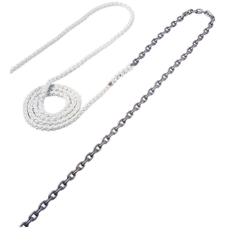 Maxwell Anchor Rode – 20′-5/16″ Chain to 200′-5/8″ Nylon Brait [RODE51]