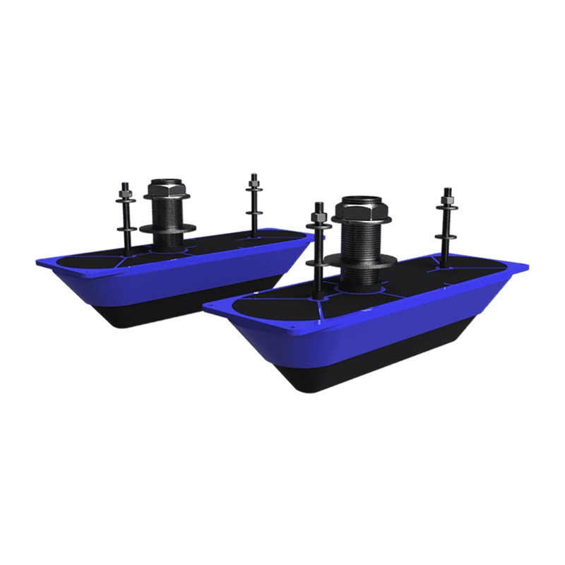 Navico StructureScan 3D Stainless Steel Thru-Hull Transducer – Pair [000-13560-001]