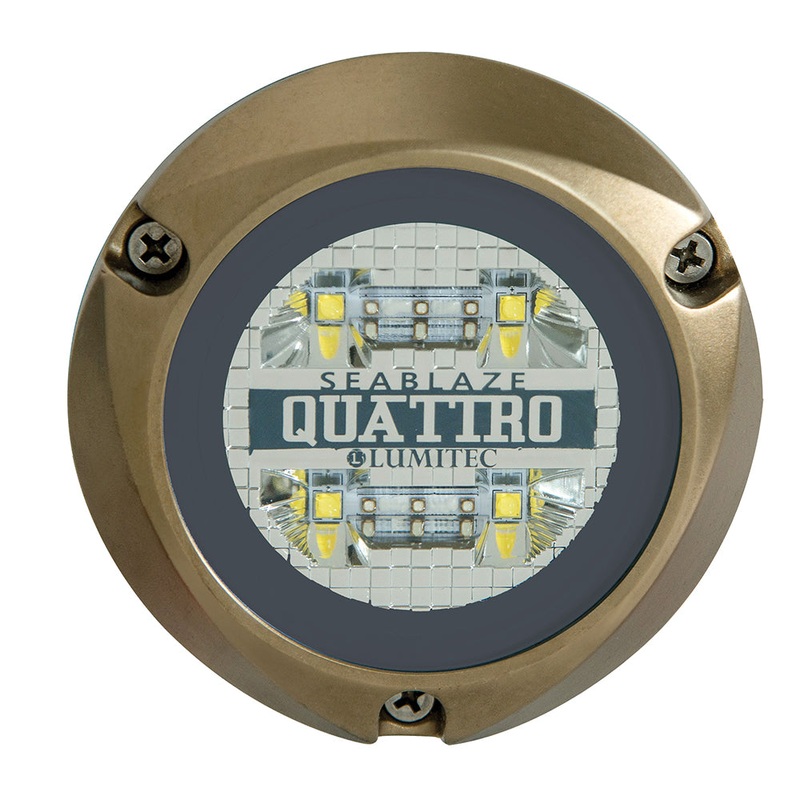 Lumitec SeaBlaze Quattro LED Underwater Light – Spectrum – RGBW [101510]