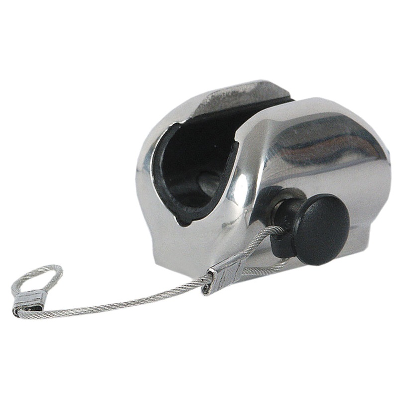 TACO Flat Deck Hinge w/Pin  Lanyard – Fits 7/8″ Tube [F13-0241/244BN-1]
