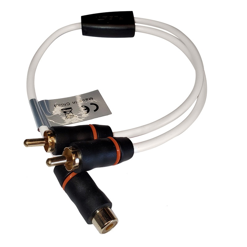 Fusion RCA Cable Splitter – 1 Female to 2 Male – 1 [010-12895-00]