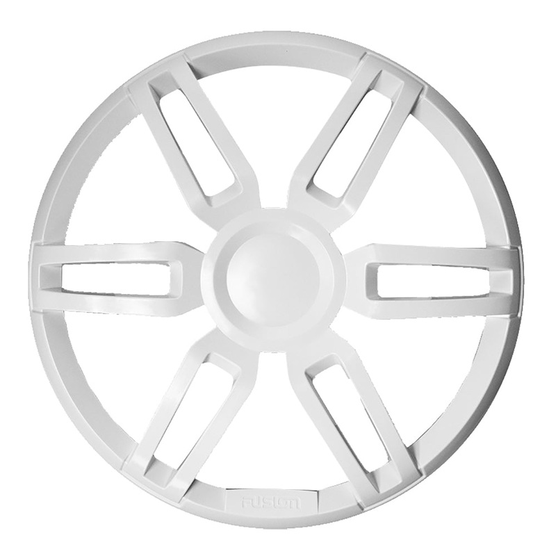 Fusion XS-X10SPW 10″ Sports Grill Cover – White f/ XS Series Subwoofer [010-12880-00]