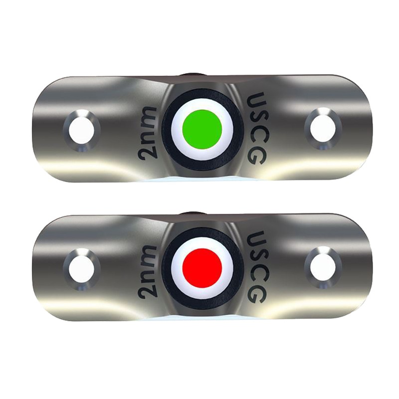 TACO Rub Rail Mounted LED Navigation Light Set – 2-1/2″ [F38-6800D]