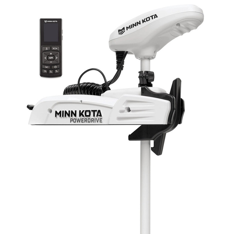 Minn Kota Riptide PowerDrive 55 Trolling Motor w/Wireless Remote – 12V – 55LB – 54″ [1363576]