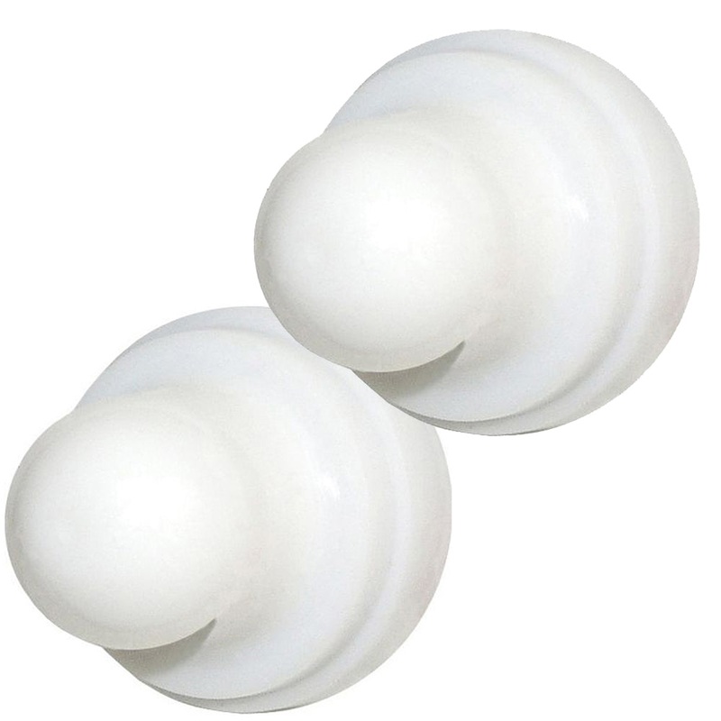 Blue Sea 4136 Push Button Reset Only Circuit Breaker Boot – White – 2-Pack [4136]