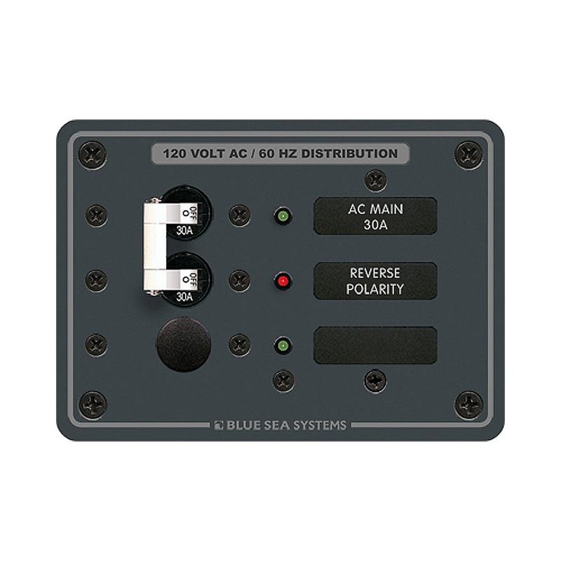 Blue Sea 8029 AC Main +1 Position Breaker Panel – White Switches [8029]