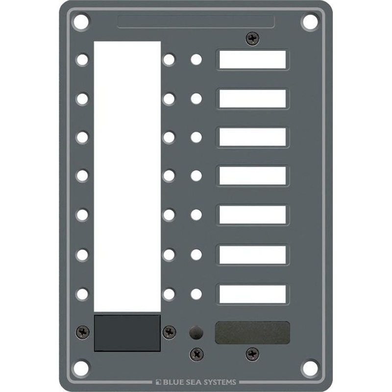Blue Sea 8087 8 Position DC C-Series Panel – Blank [8087]