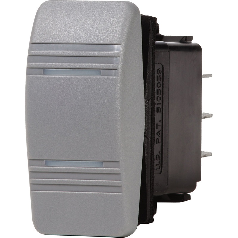 Blue Sea 8220 Water Resistant Contura III Switch – ON-OFF-ON – Grey [8220]