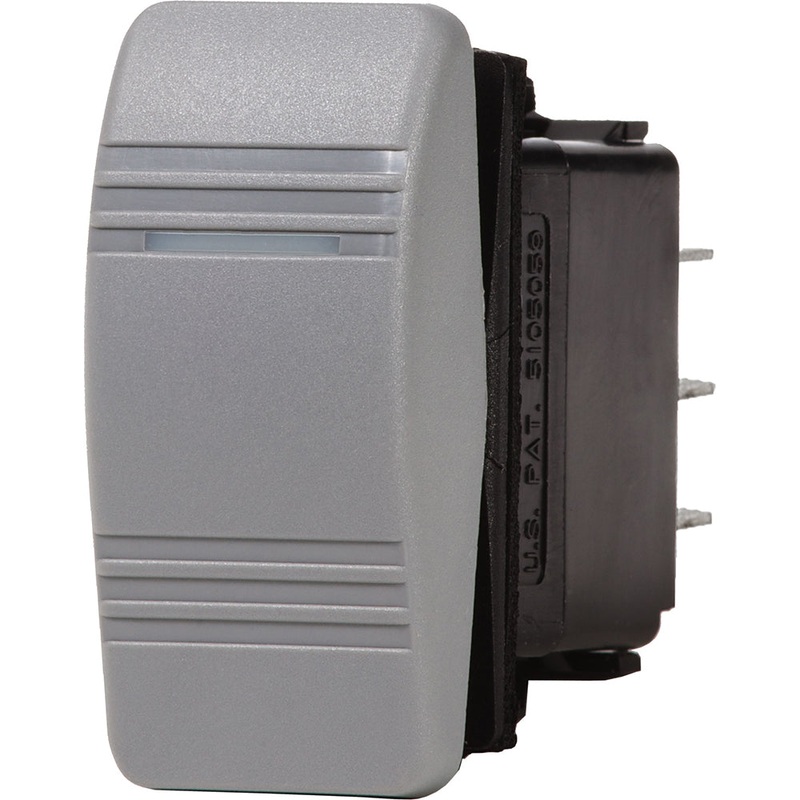 Blue Sea 8230 Water Resistant Contura III Switch – OFF-ON – Grey [8230]