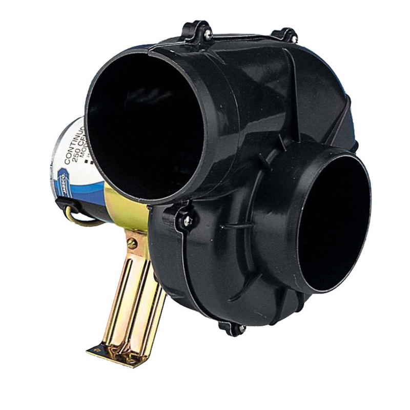Jabsco 4″ 250 CFM Flexmount Heavy Duty Blower – 12V [35770-0092]