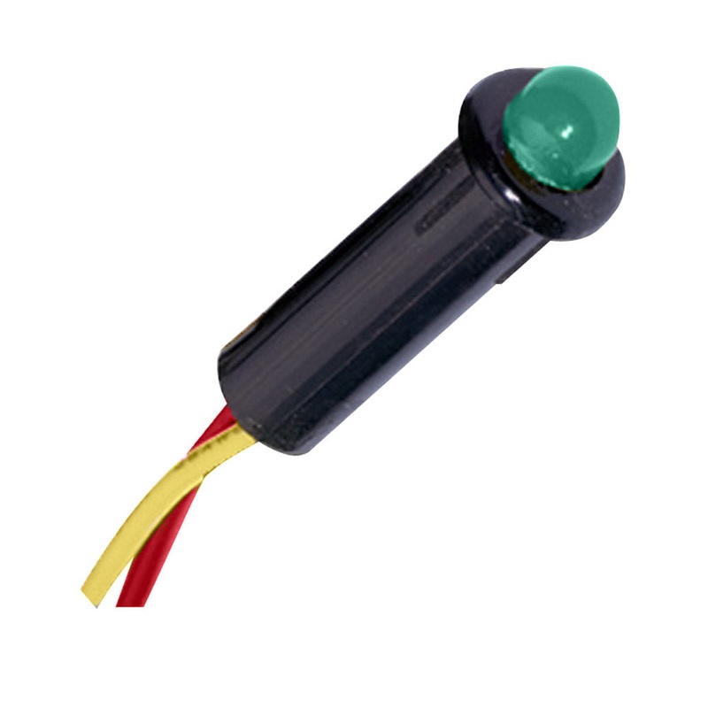 Paneltronics LED Indicator Light – Green – 240 VAC – 1/4″ [048-027]