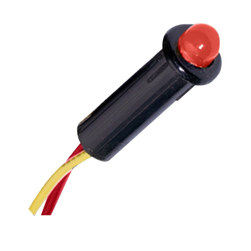 Paneltronics LED Indicator Light – Red – 240 VAC – 1/4″ [048-028]