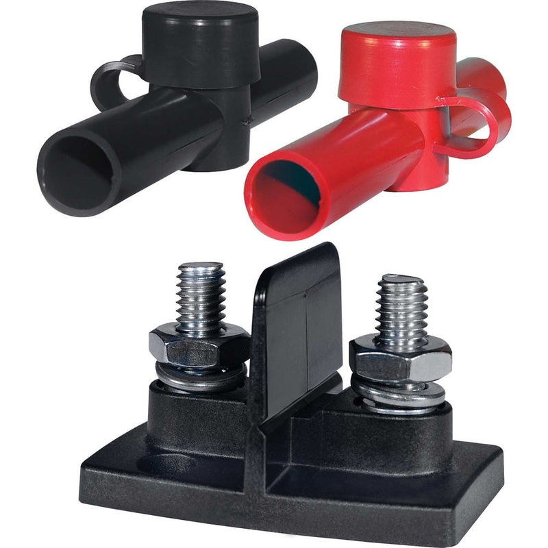 Blue Sea 2018 Dual PowerPost Cable Connectors – 1 X 5/16″ – 1 X 3/8″ [2018]