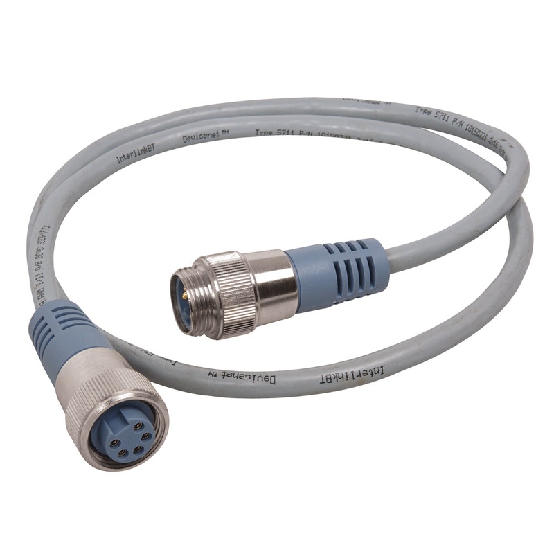 Maretron Mini Double Ended Cordset – Male to Female – 1M – Grey [NM-NG1-NF-01.0]